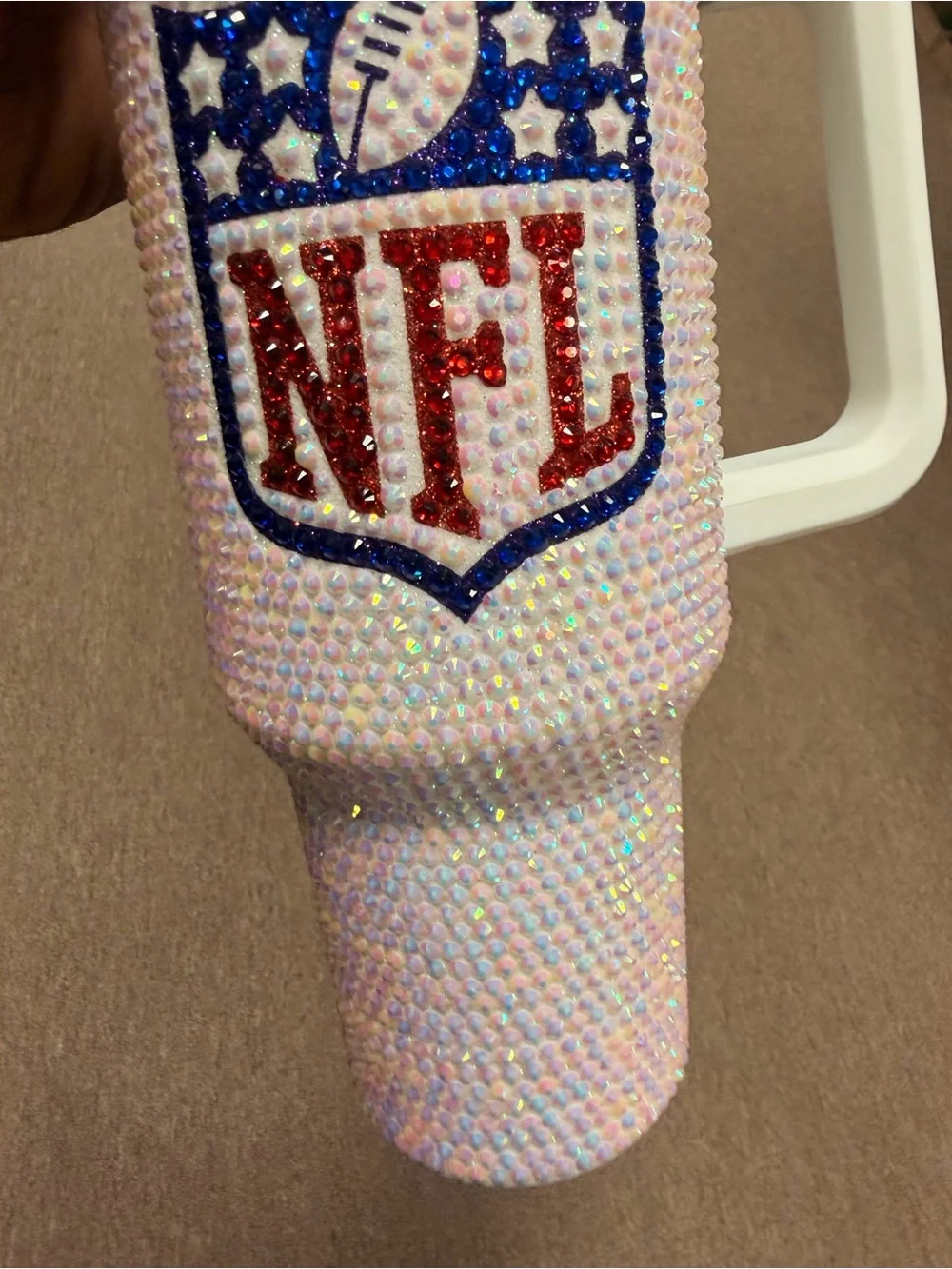 NFL sparkling iridescent